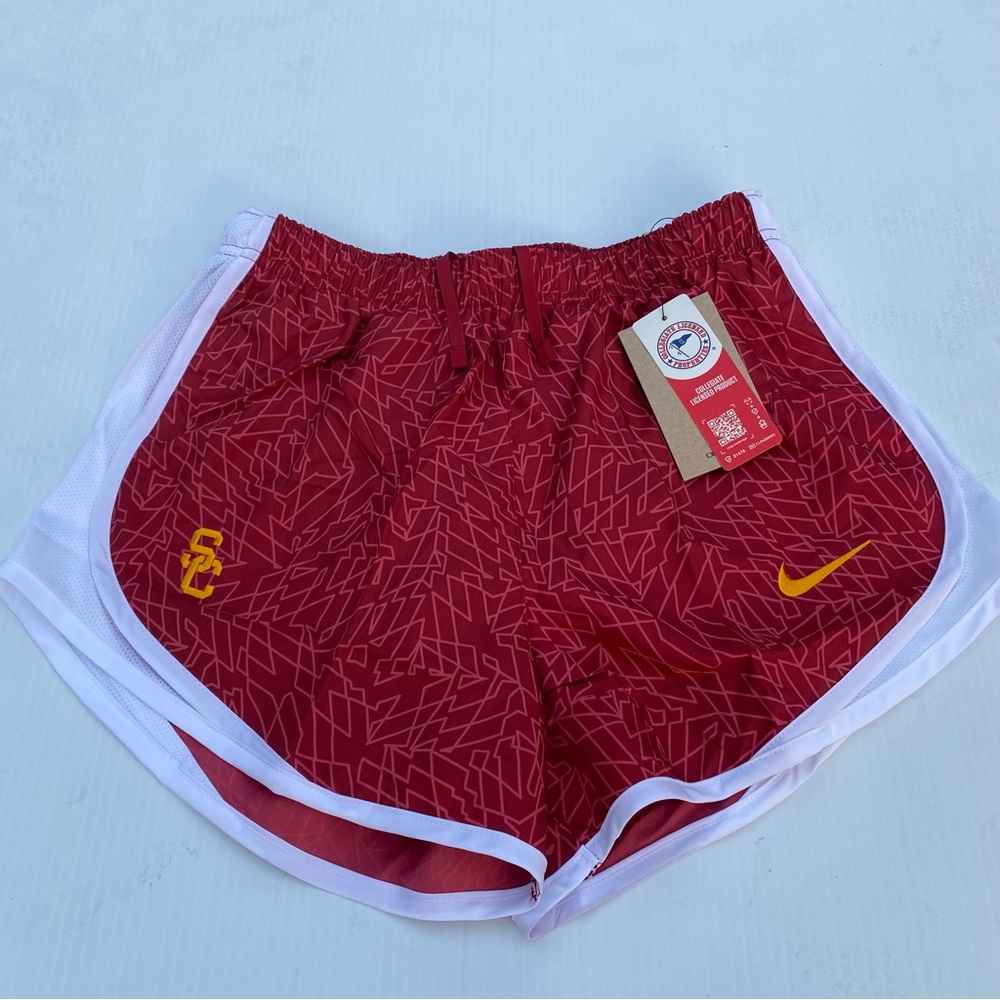 Nike USC Trojans Womens Running Tempo Shorts - Size Small/Large (DA3848-698) - Picture 3 of 6